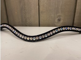 Browband Famous2 Crystal AB Classic Swaro P.Black Full