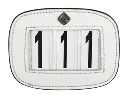 Competition numbers White Leather 3 digits