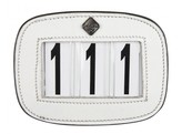 Competition numbers White Leather 3 digits