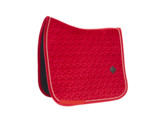 Saddle Pad velvet dressage red